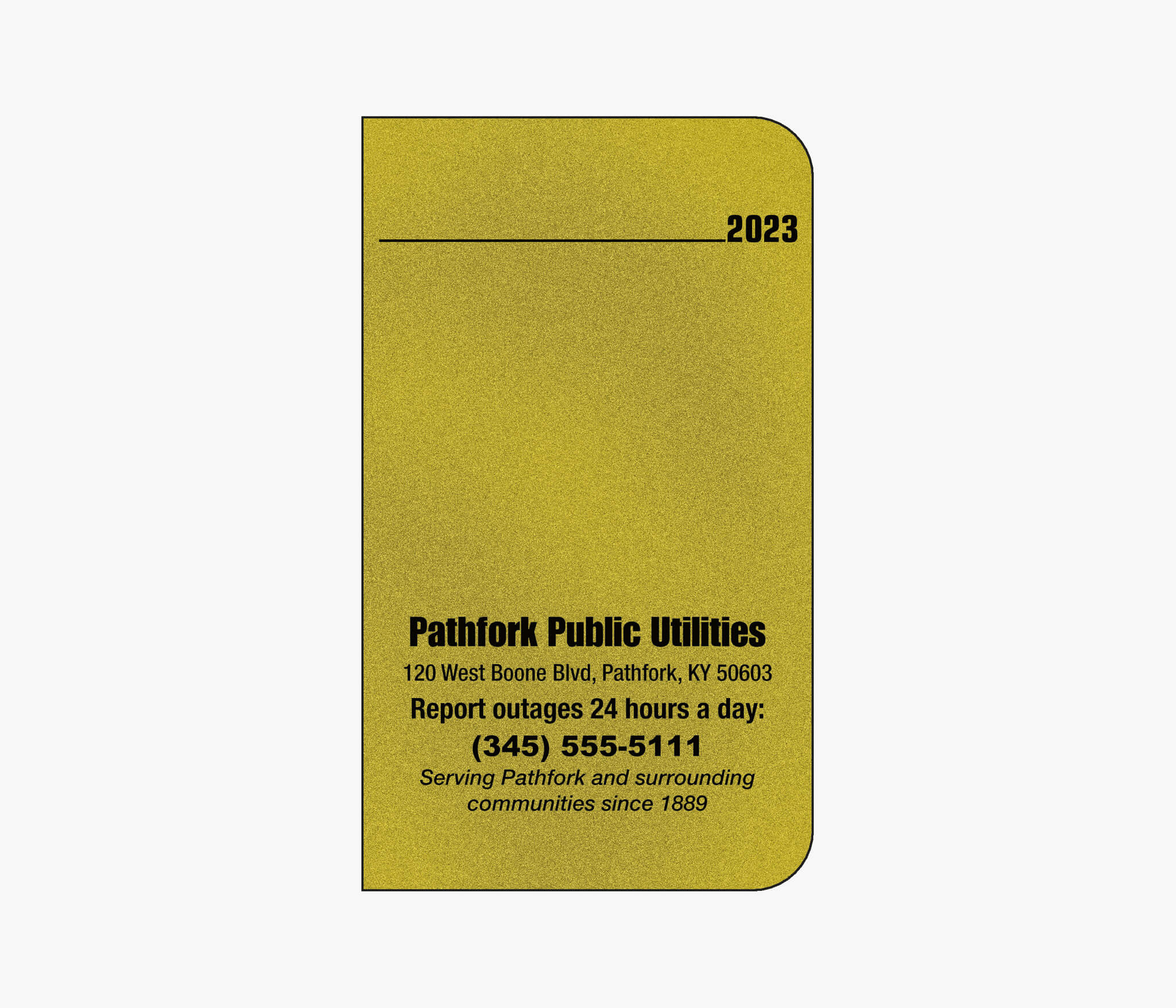 Paper Cover Pocket Planner HALO Branded Solutions