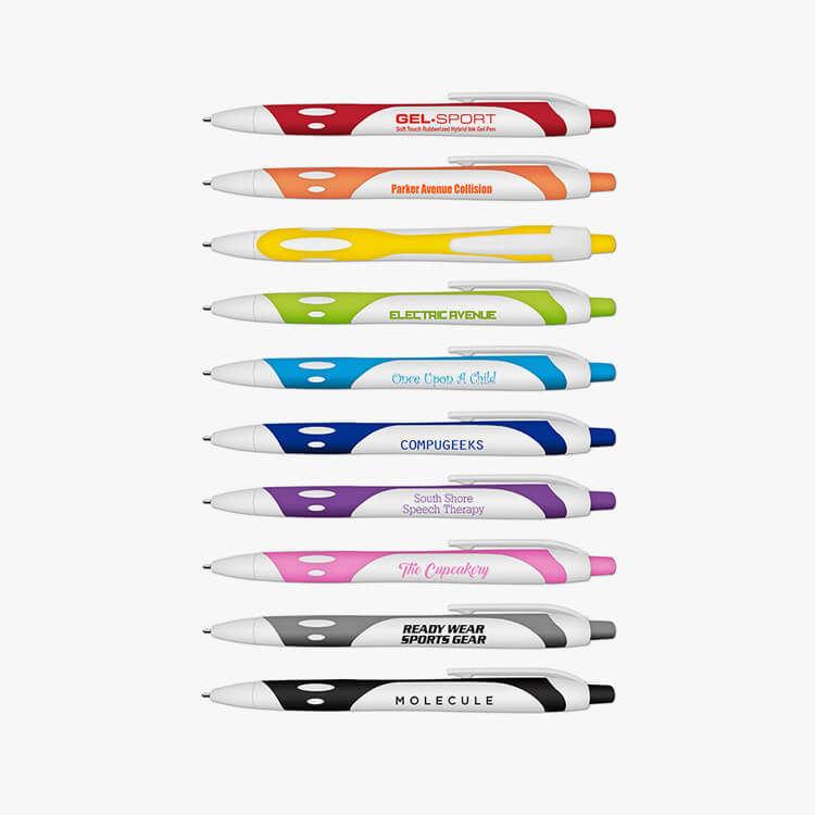 Gel Sport Soft Touch Rubberized Hybrid Ink Gel Pen Black Writing Ink