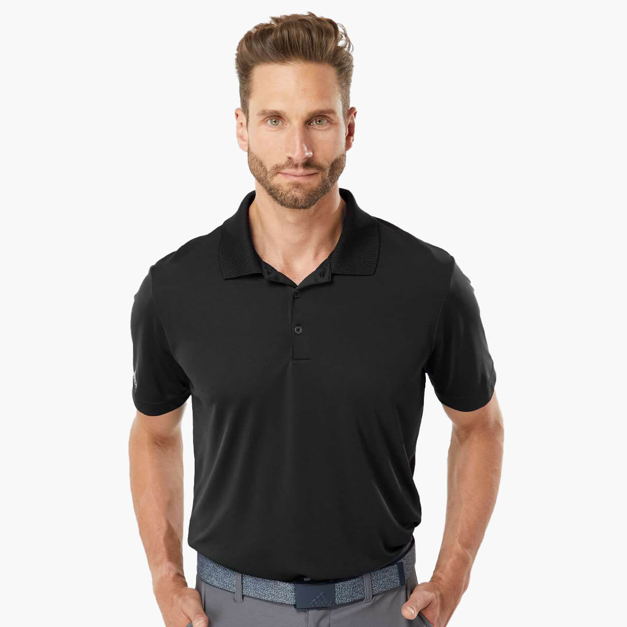 The Essentials Adidas Men's Performance Sport Polo HALO Branded