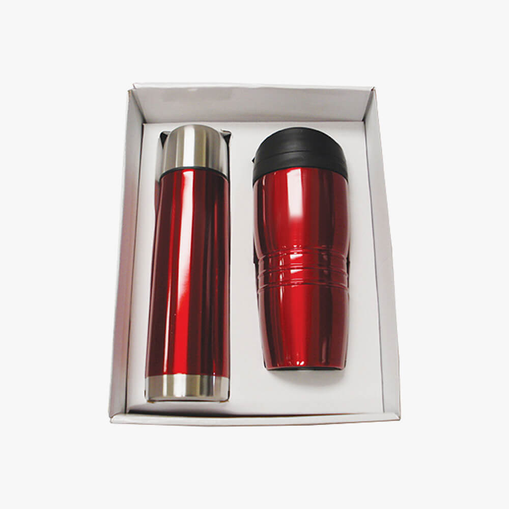 Stainless Steel Thermos & Tumbler Gift Set HALO Branded Solutions