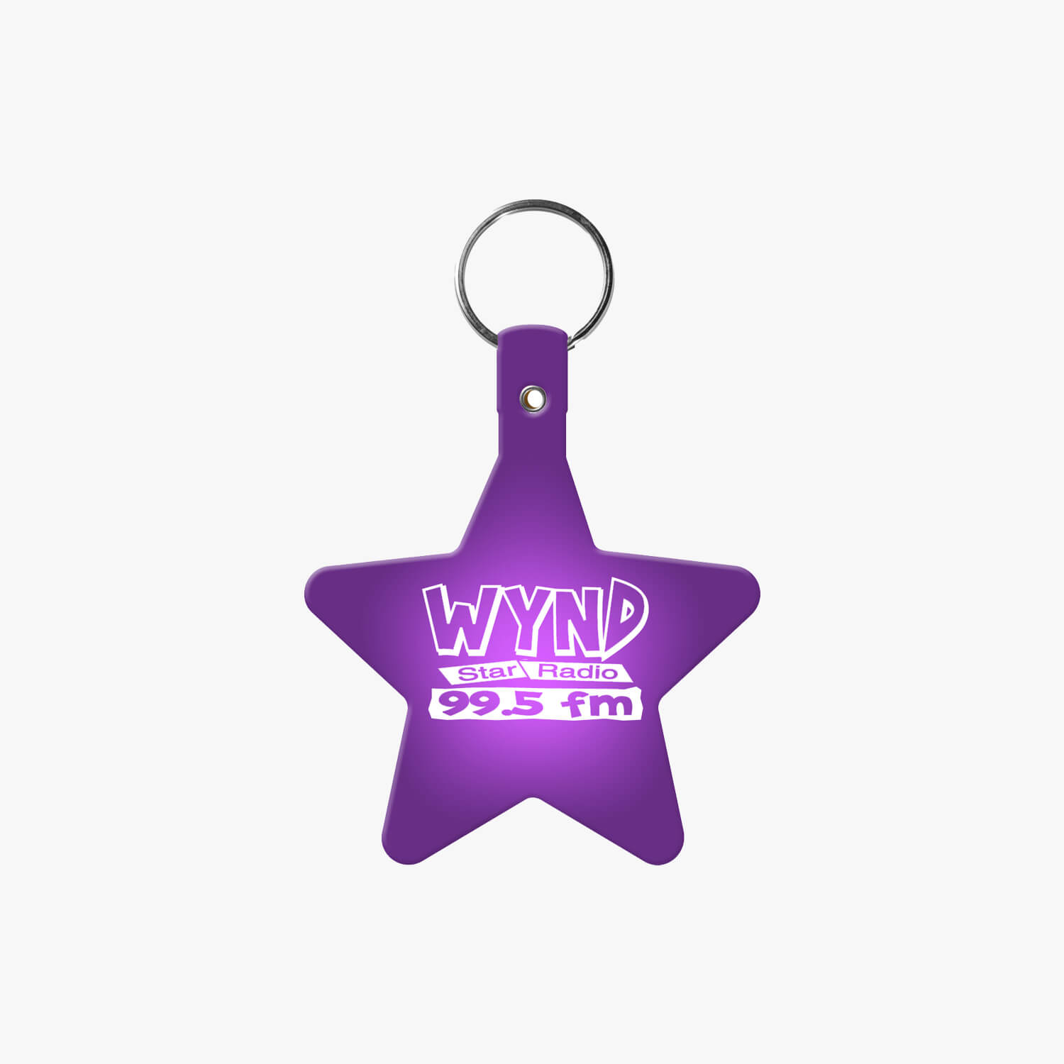 Stardesign Key Tag Star Flexible Key Tag | HALO Branded Solutions