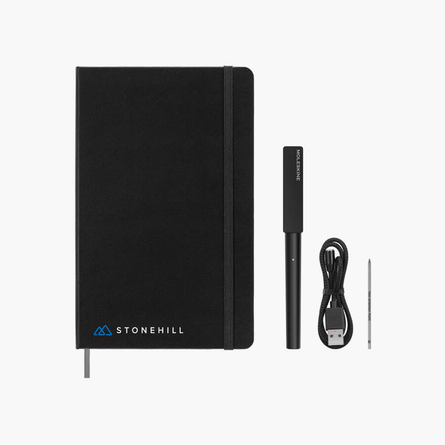 Moleskine® Smart Writing Set Ruled Large HALO Branded Solutions
