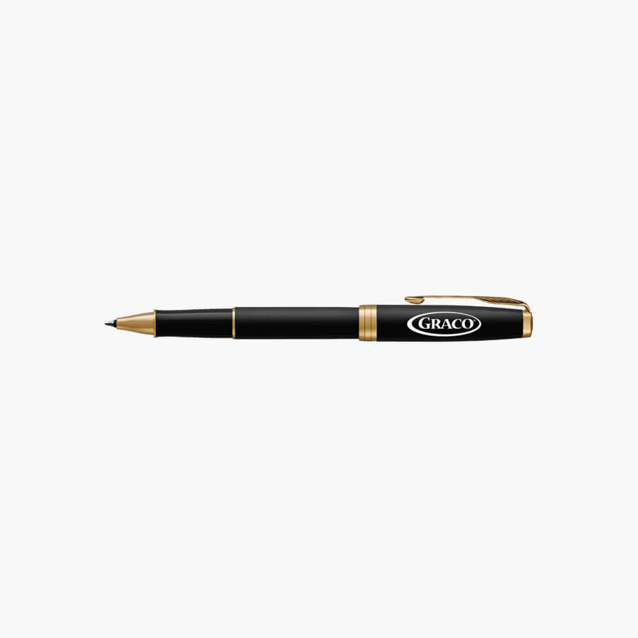 Stylo Roller Parker Sonnet Marron Marbré - Modèle Rare AC0761 - Avec Recharge - Occasion